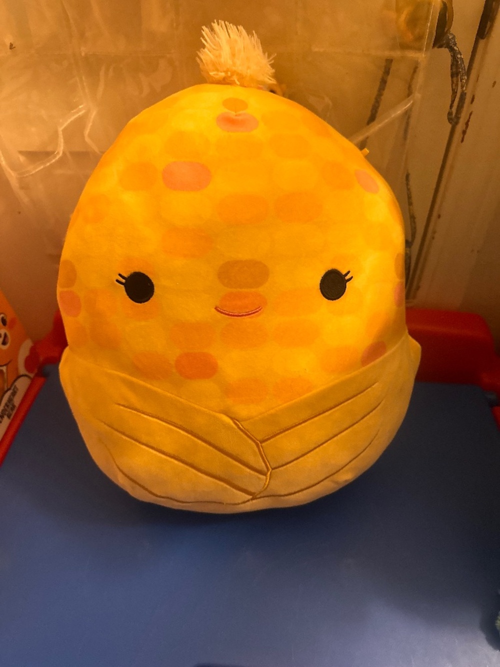 Cornelias the Corn from the Squishmallows Fall Harvest Squad.It is a 14-inch spe